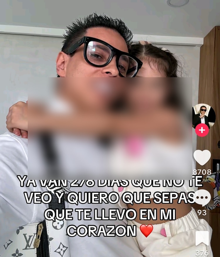 Alex Marín y su hija