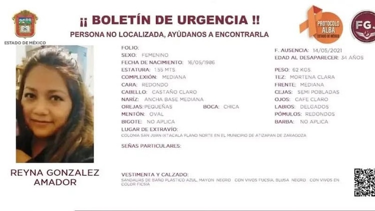 Ficha de búsqueda de González Amador