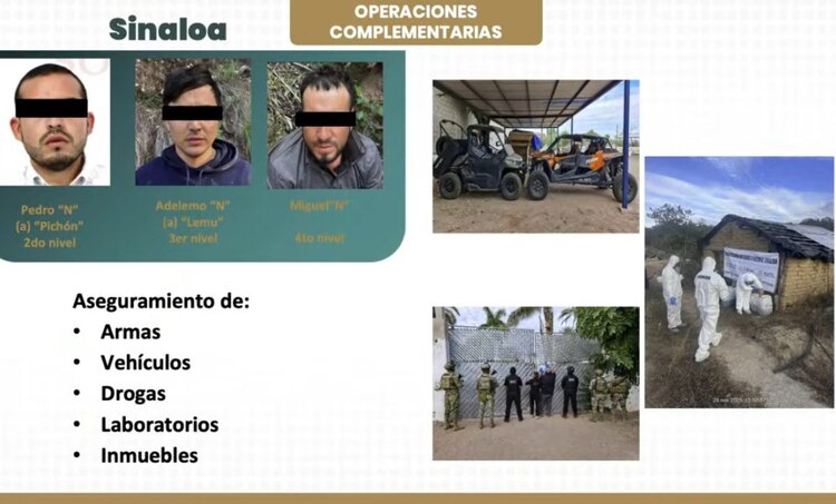 Detallan operativo en Sinaloa.