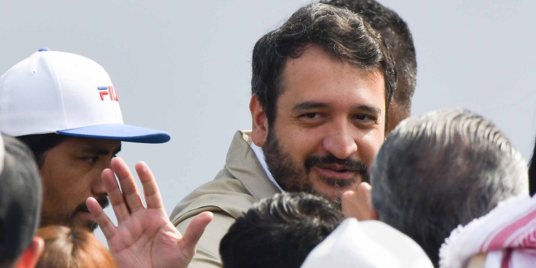 Andy López Beltrán se registra para buscar diputación en el VI Distrito de Tabasco.
