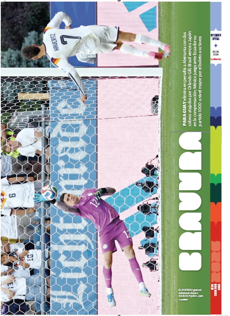 PARAGUAY elimina en penaltis a Alemania con dos cobros atajados por Orlando Gill; Brasil vence a Japón en la compensación; México juega ante Ecuador su partido 1000 a nivel mayor por el boleto a octavos
