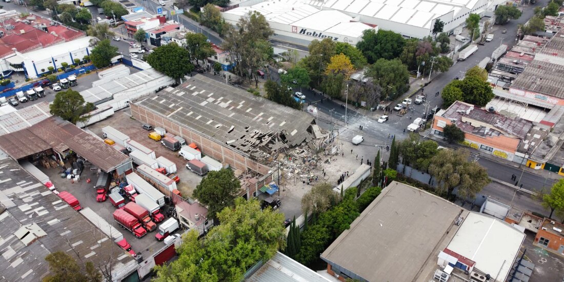 Explosión en Azcapotzalco.