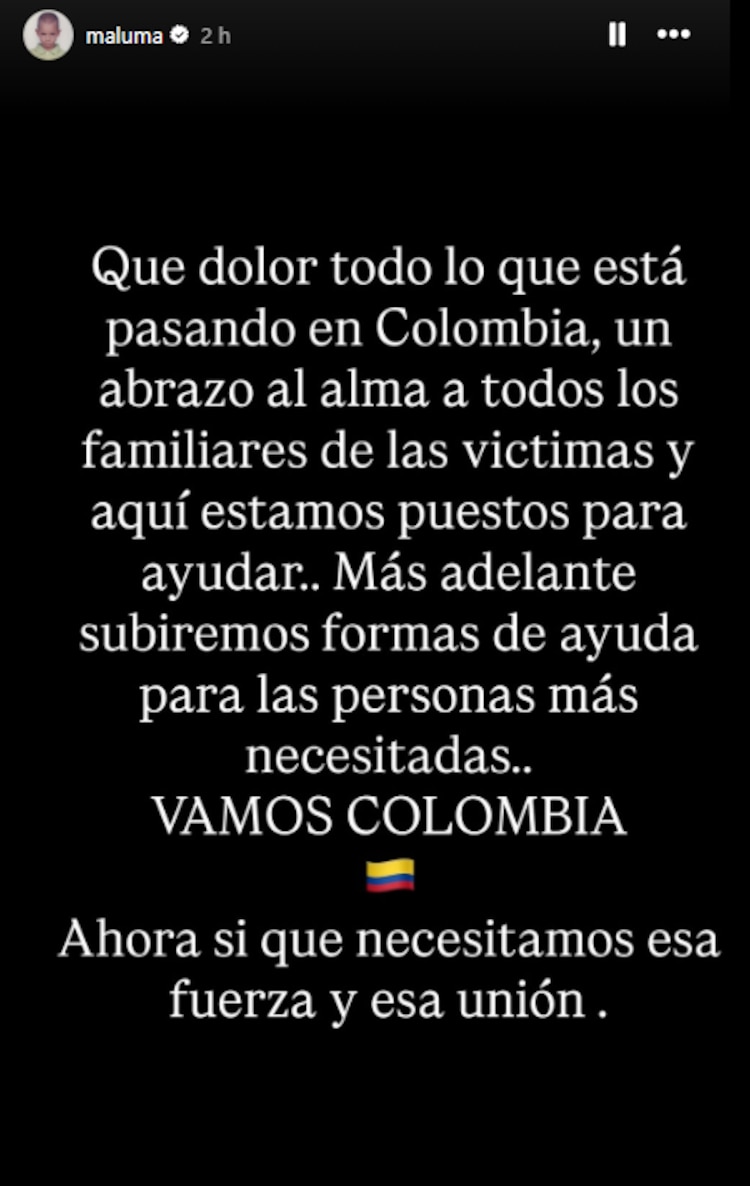 Los mensajes de apoyo de Shakira, Muluma y J Balvin frente al terremoto en Colombia