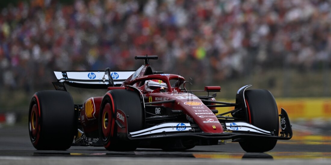 Charles Leclerc en el GP de Hungría de F1