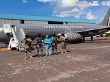 Jesús Manuel “N”, alias “Bebo”, detenido por fuerzas federales.