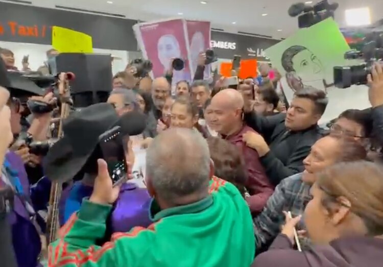 Con gran alegría, Chihuahua le da la bienvenida a Claudia Sheinbaum entre abrazos y porras