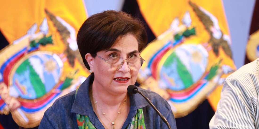 La canciller de Ecuador Gabriela Sommerfeld.
