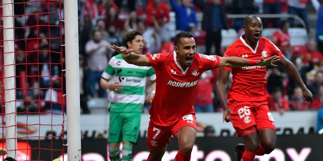 Toluca derrotó 4-3 a Santos en la ida de los cuartos de final, el pasado 13 de octubre.