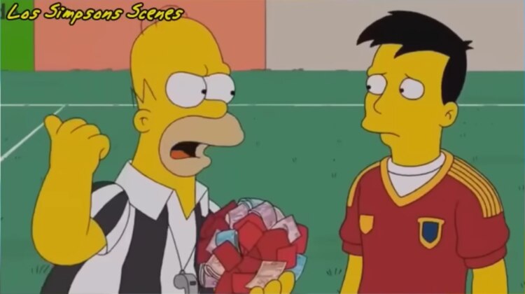 Predicciones de Los Simpson en el Mundial.