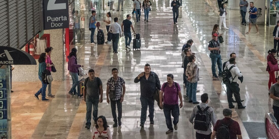 Terminal 2 del Aeropuerto Internacional de la Ciudad de México.
