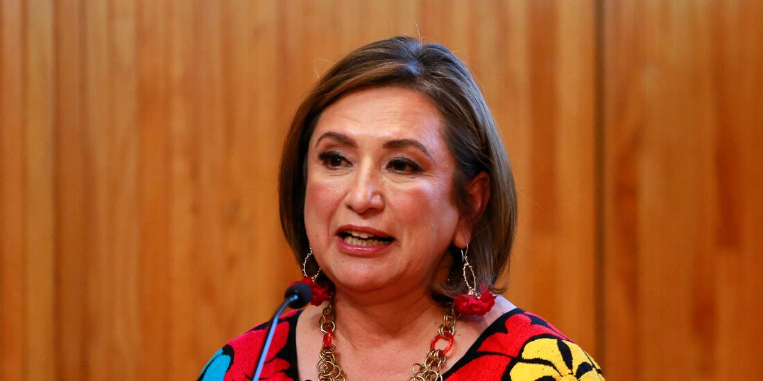 Xóchitl Gálvez, quien busca ganar las elecciones del 2024.