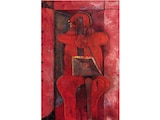 Hombre en Rojo, de 1970, de Rufino Tamayo.