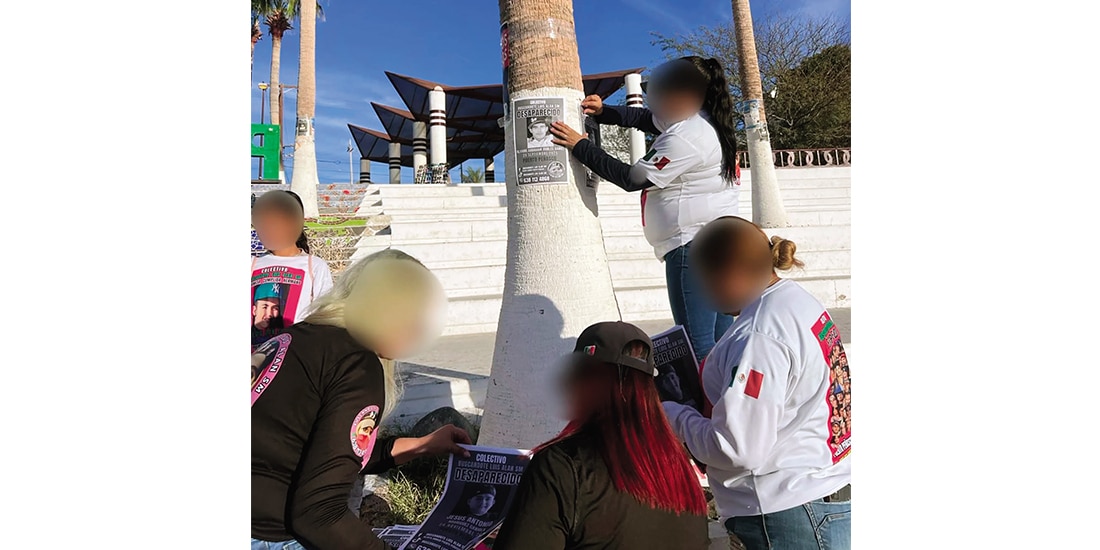 El 12 de diciembre pasado, la Comisión de Búsqueda de Personas para el Estado de Sonora realizó acciones de pegado de fichas en el municipio de Puerto Peñasco.