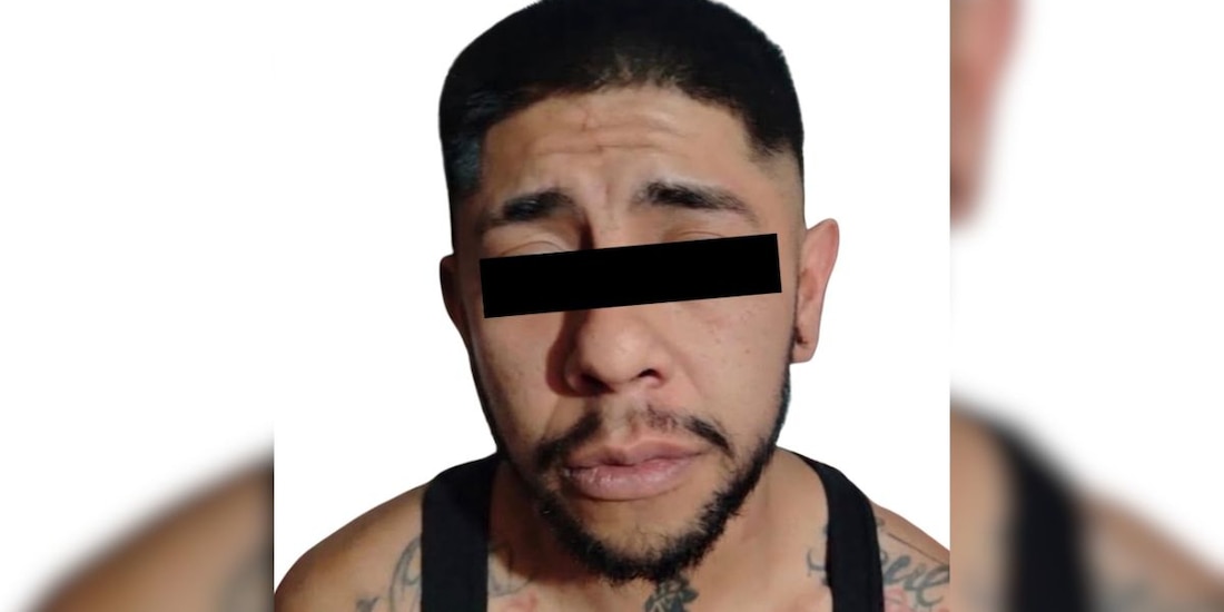 Elías "N", detenido como presunto autor material del homicidio de Víctor Manuel Sixtos, conocido como Farath Coronel.