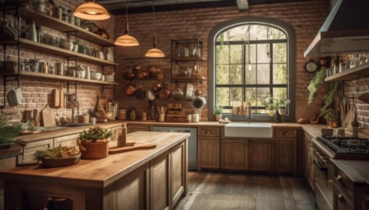 En lo rústico destacan los detalles en madera en muebles