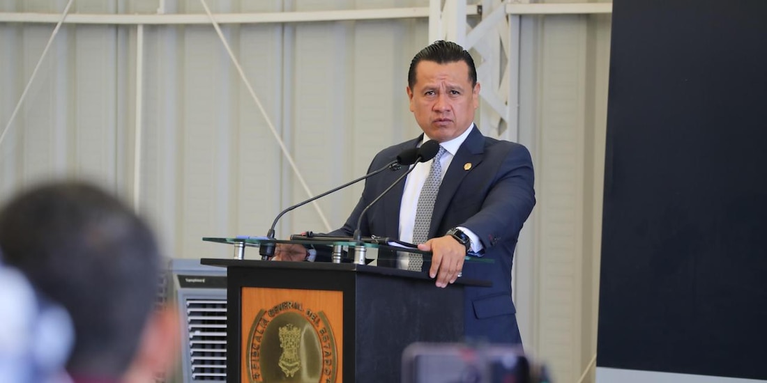 Rueda de prensa del fiscal General del Estado, Carlos Torres Piña.