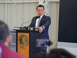 Rueda de prensa del fiscal General del Estado, Carlos Torres Piña.