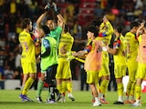 Futbolistas del América celebran su victoria sobre Querétaro en la Jornada 10 del Clausura 2026.