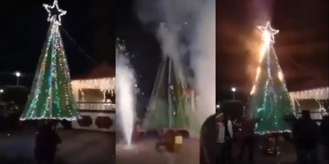 Tras el incendio por pirotecnia no se reportan personas lesionadas.