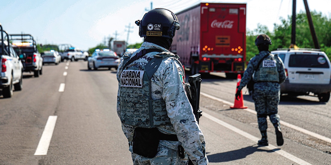 Operativo de la GN en Culiacán, Sinaloa, el pasado 29 de octubre.