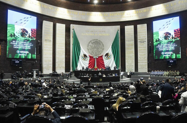 En la imagen, el pleno de la Cámara de Diputados.
