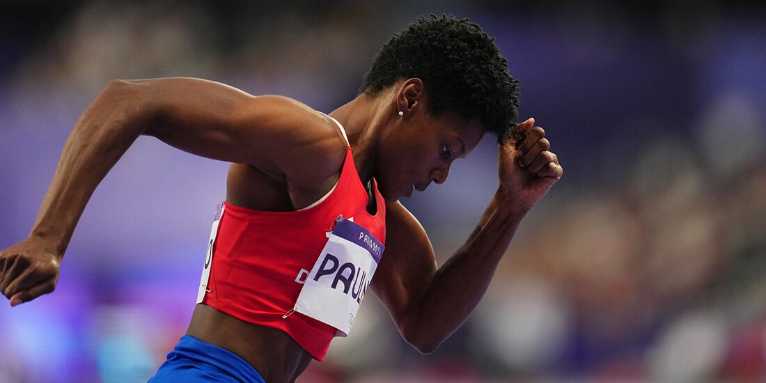 Paulino durante su participación en Stade de France, ayer.