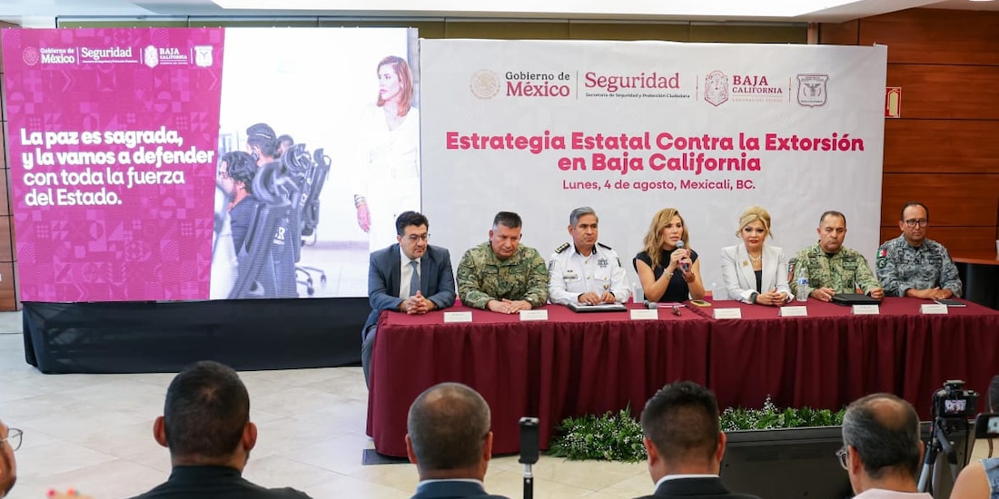 Estrategia contra la extorsión ha logrado la detención de 68 personas en Baja California.