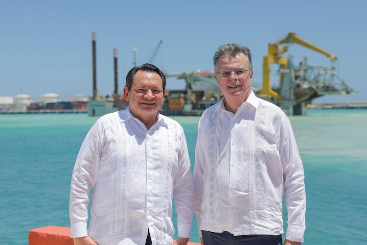 Con las nuevas obras de dragado, el puerto de Progreso incrementará su capacidad para recibir embarcaciones de gran calado como el Icon of the Seas.