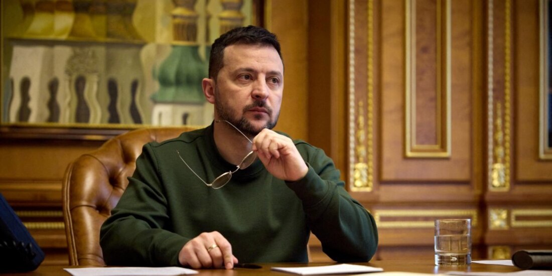 Volodimir Zelenski, presidente de Ucrania.