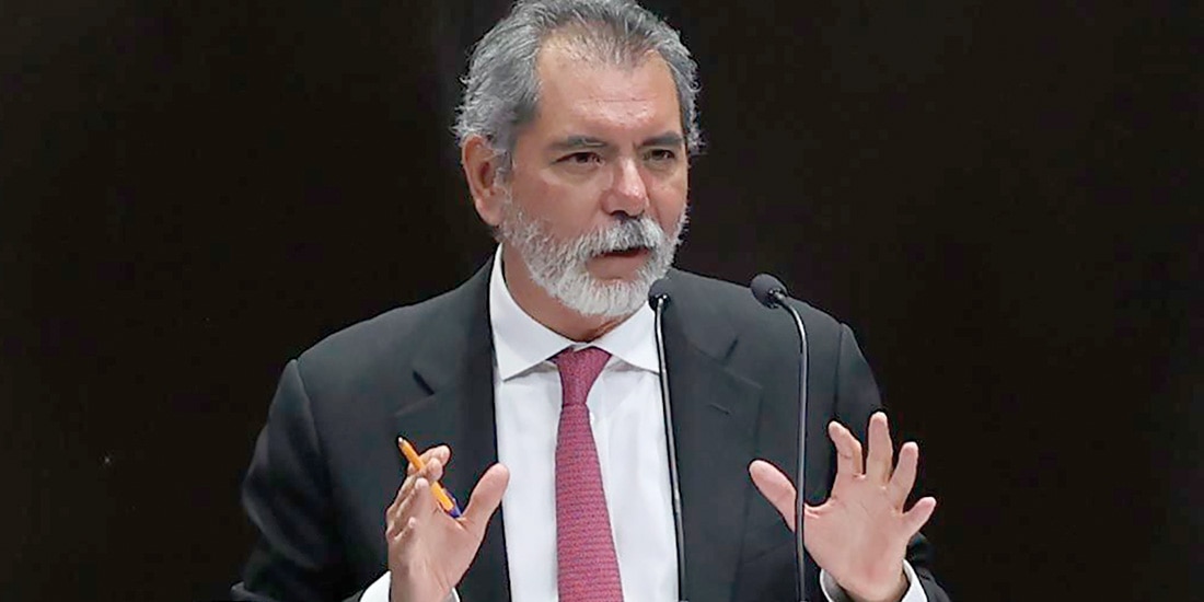 Édgar amador Zamora, titular de SHCP, ayer en el pleno de la Cámara de Diputados.