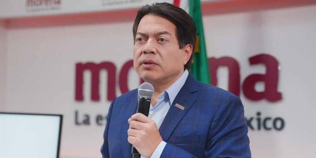 Mario Delgado, líder nacional de Morena.