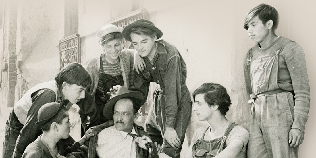 Fotograma de Los olvidados de Luis Buñuel.