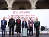 La jefa de Gobierno, Clara Brugada Molina, anunció la apertura de la Defensoría Jurídica Ponciano Arriaga en la plancha del Zócalo.