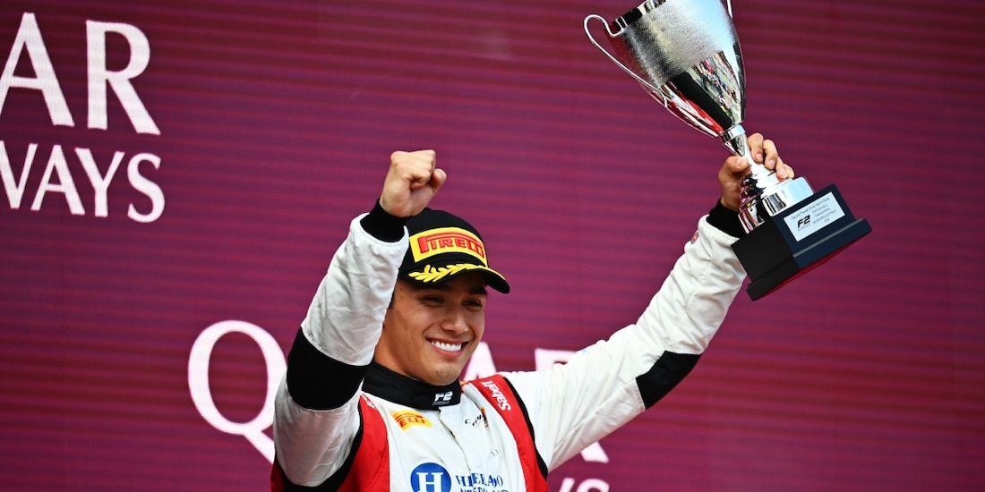 El regiomontano Noel León quedó segundo en el Sprint del Gran Premio de Australia de F2.