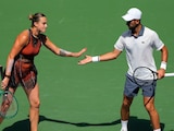 Aryna Sabalenka y Novak Djokovic pierden en primera ronda del torneo de dobles mixtos del US Open