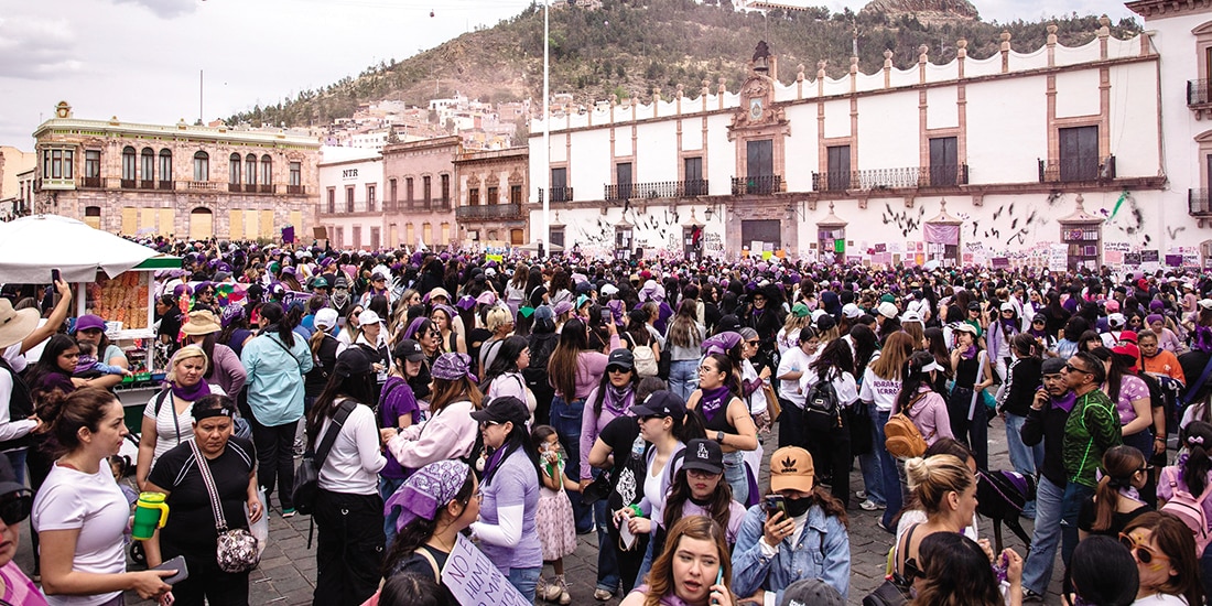 Concentración masiva en Zacatecas.