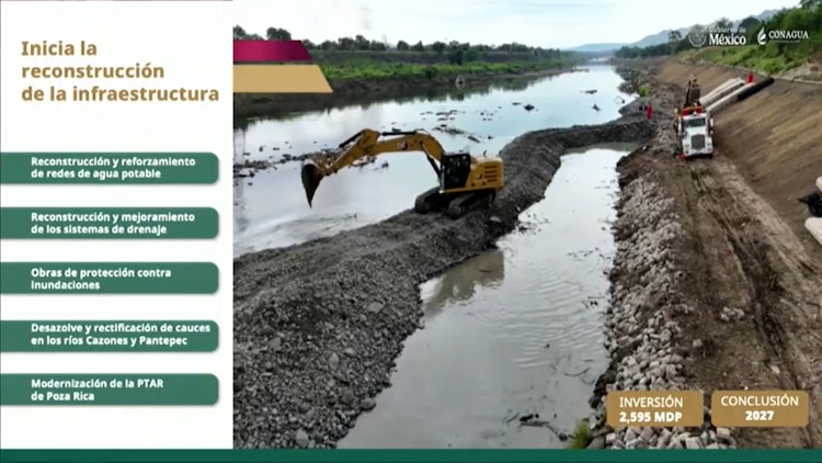 Programa de Reconstrucción Hidráulica en Veracruz.