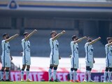 Futbolista de Pumas previo al partido contra Pachuca el pasado 4 de abril en Ciudad Universitaria.