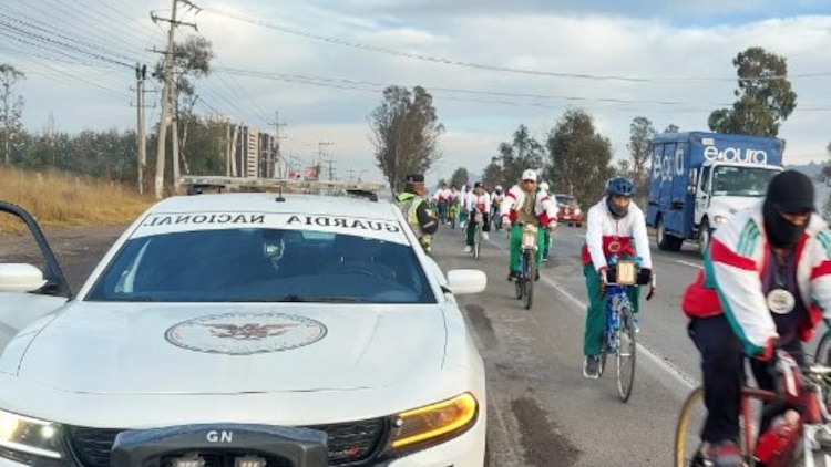 Presencia de peregrinos en Toluca-Palmillas