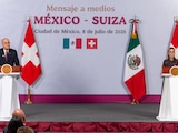 Conferencia de prensa este día en Palacio Nacional.