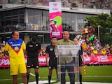 Janecarlo Lozano encabezó la reapertura del Deportivo Campos Revolución ante miles de asistentes.