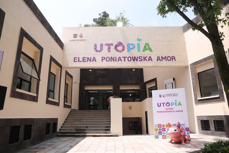 La Utopía Elena Poniatowska Amor, en la alcaldía Coyoacán.