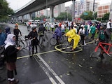 Bloqueo en Periférico en días pasados
