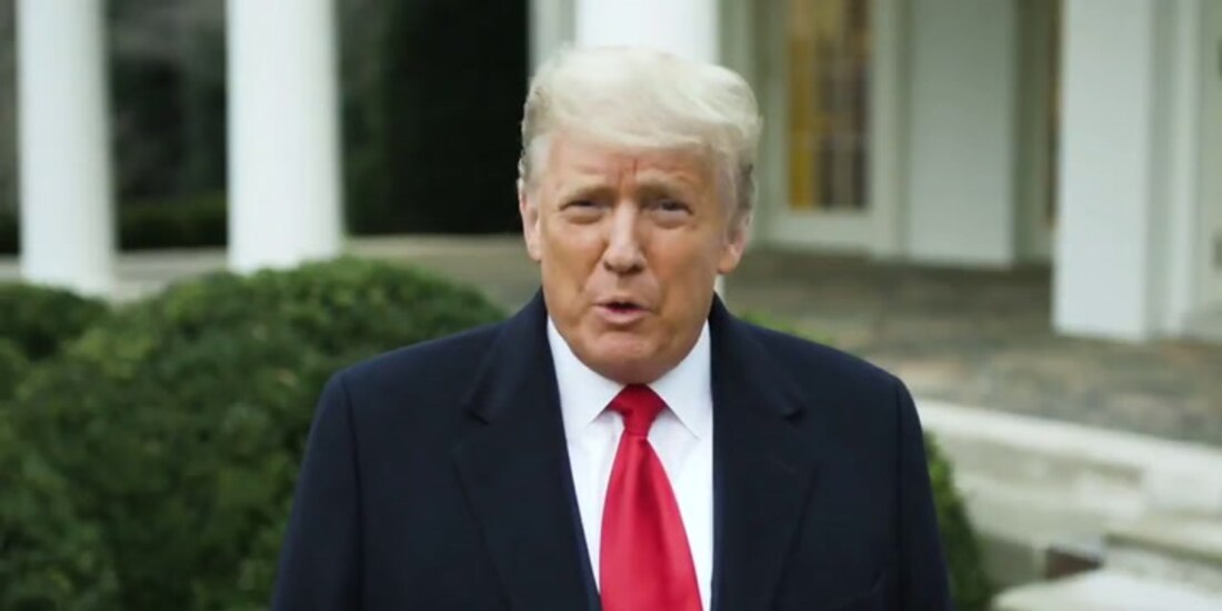 El presidente de Estados Unidos, Donald Trump, el 6 de enero de 2020.