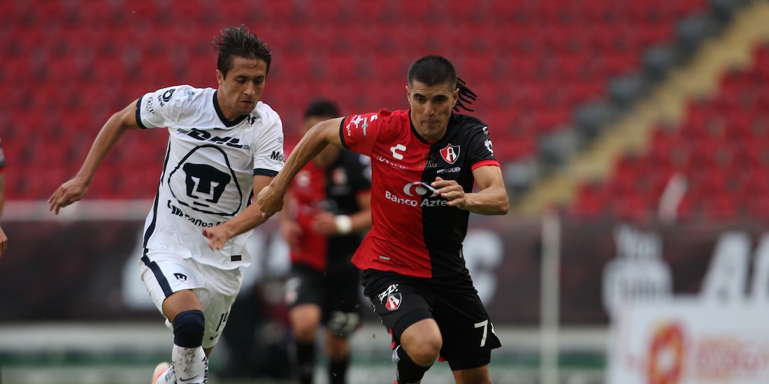 Pumas derrotó 2-1 al Atlas en el Estadio Jalisco en la Fecha 2 del Guard1anes 2020 el pasado 3 de agosto.