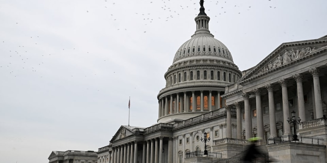 Capitolio de los Estados Unidos, sede de la Cámara de Representantes y del Senado.