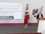 El Secretario de Salud federal este martes en Palacio Nacional.