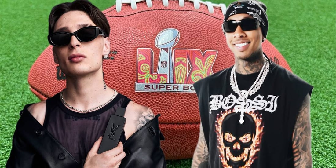 Esta es la apuesta que hicieron Peso Pluma y Tyga en el Super Bowl 2025