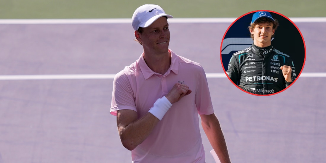 Jannik Sinner le mandó un mensaje a Kimi Antonelli tras su victoria en China.