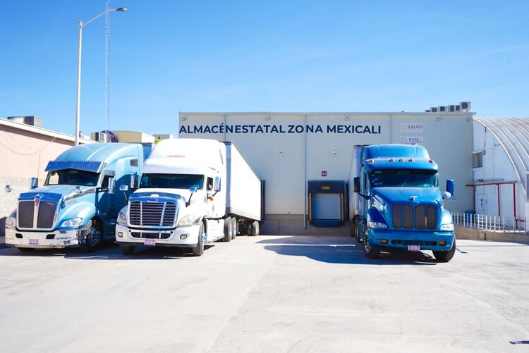 Insumos médicos llegaron este sábado 15 de febrero a Baja California.